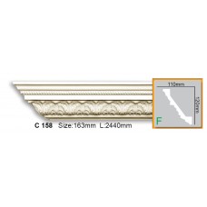 Полиуретановый карниз C 158